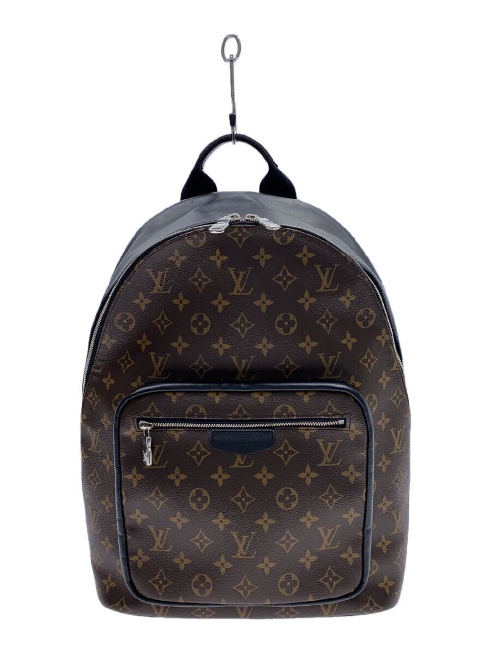 LOUIS VUITTON Josh NV Monogram Macassar Brown Backpack Brown LV